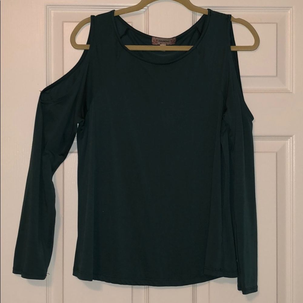 Shoulder Cut Out Blouse